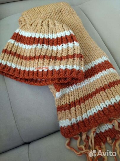 Комплекты шапка+длинный шарф