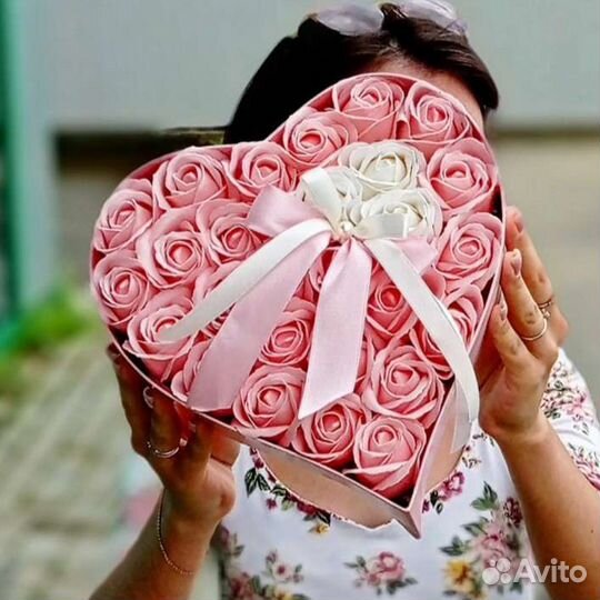 Цветы из мыла, подарок