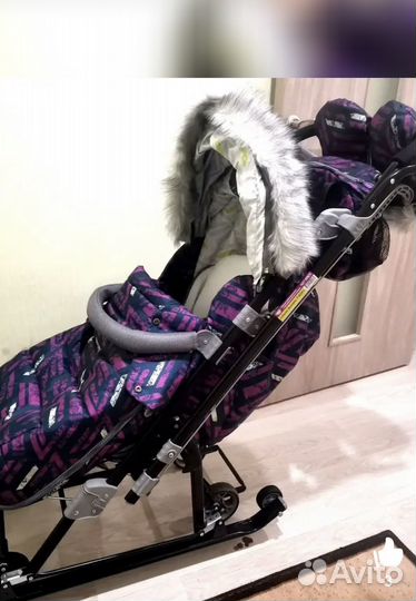 Санки-коляска nika 7-8 sk
