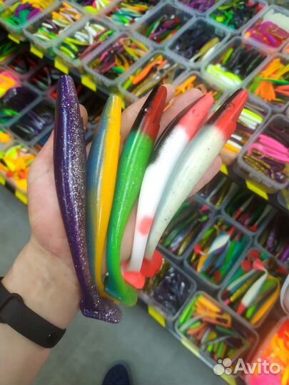 Большие силиконовые приманки