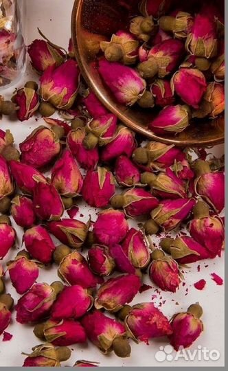 Бутоны розы сушёные
