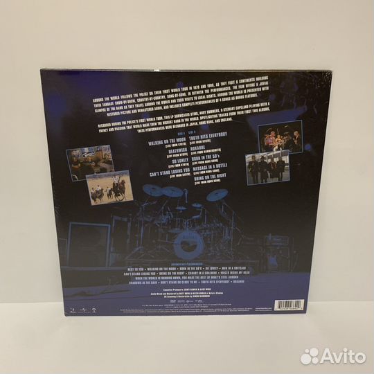 Police - Around The world (blue vinyl) LP+DVD