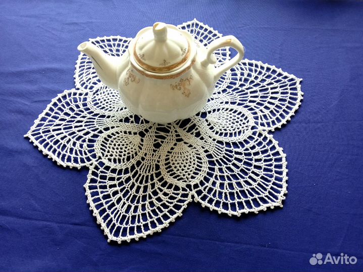 Салфетка кружевная ручной работы