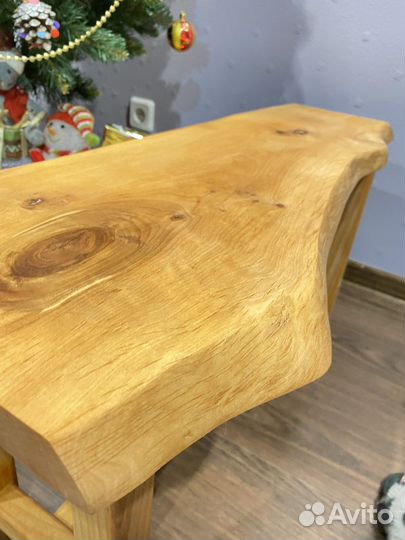 Мини - консоль из массива ольхи