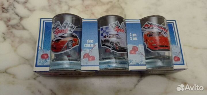 Стопки 3 шт новые