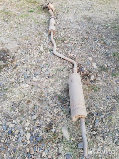 Hyundai solaris глушитель в сборе