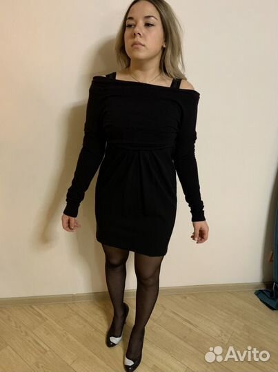 Вечернее черное платье imaggi