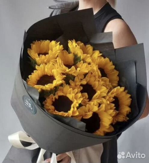 Букет из подсолнухов доставка Подольск цветы
