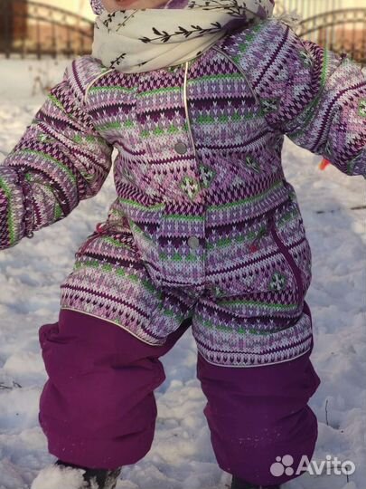Зимний комбинезон для девочки 92