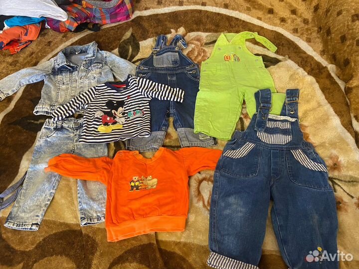 Вещи пакетом на малыша 80-86(1-1,5года)