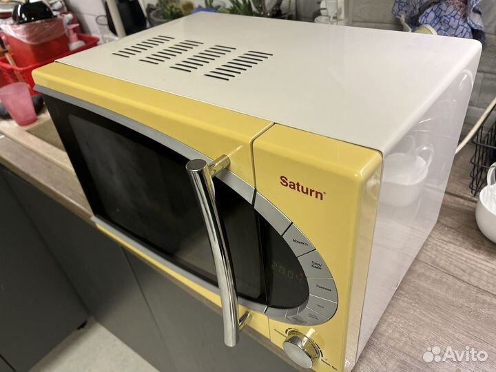 Свч микроволновая печь saturn с грилем