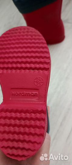 Детские резиновые сапоги 24 25 размер