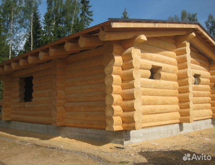 Срубы бани, дома