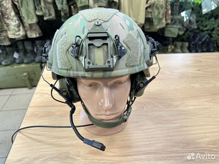 Шлем полуухий sentry композитный из тварона