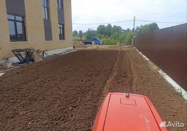 Благоустройство участка, газон, покос, вспашка