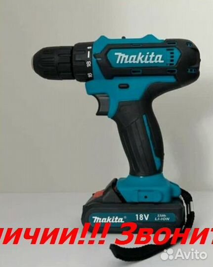 Аккум. Шуруповерт Makita 21v (С набором ручного ин