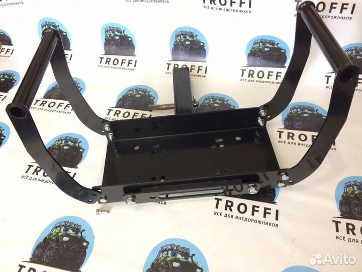 Площадка съёмная под лебедку под квадрат с ручками