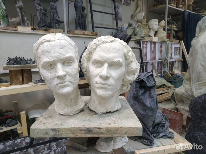 Скульптурный портрет на заказ