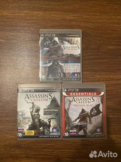 Серия игр Assasins Creed PS3