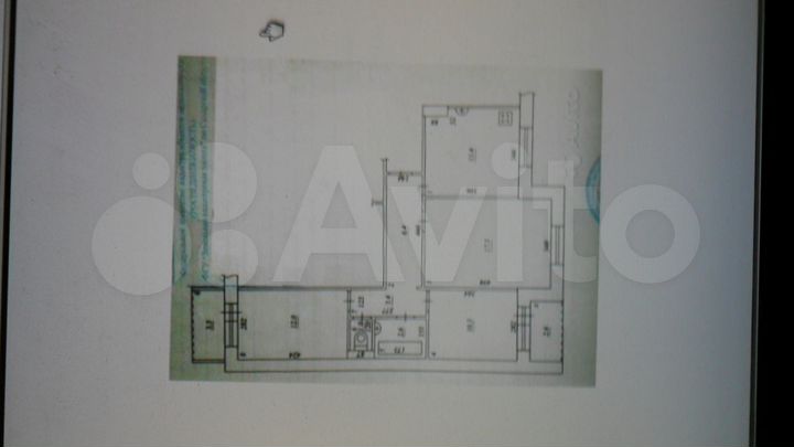 Комната 18 м² в 3-к., 1/9 эт.