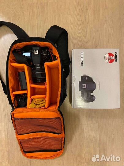 Фотоаппарат Canon 90D почти новый + объектив 17-85