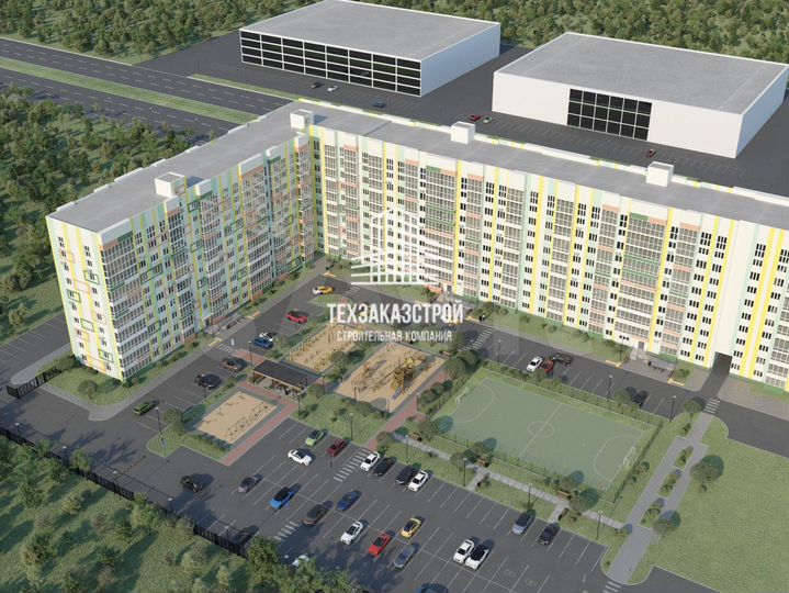 2-к. квартира, 49,5 м², 6/10 эт.