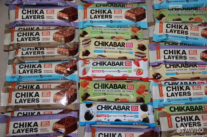 Спортивные батончики Chikabar - Chikalayers