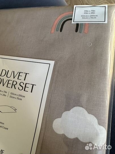 Hm home постельное белье единорог