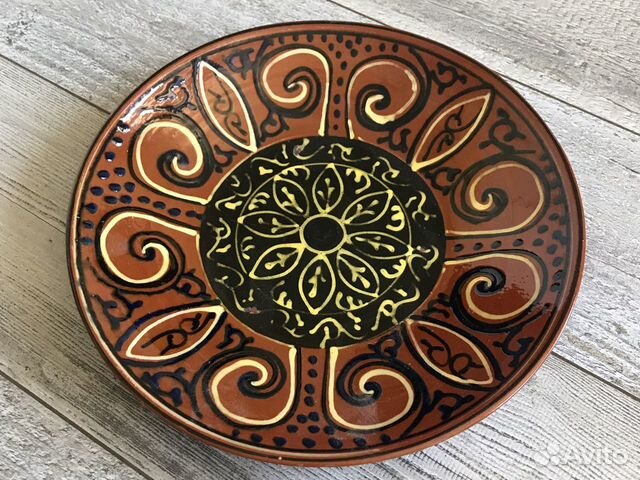 Блюдо глиняное Самарканд