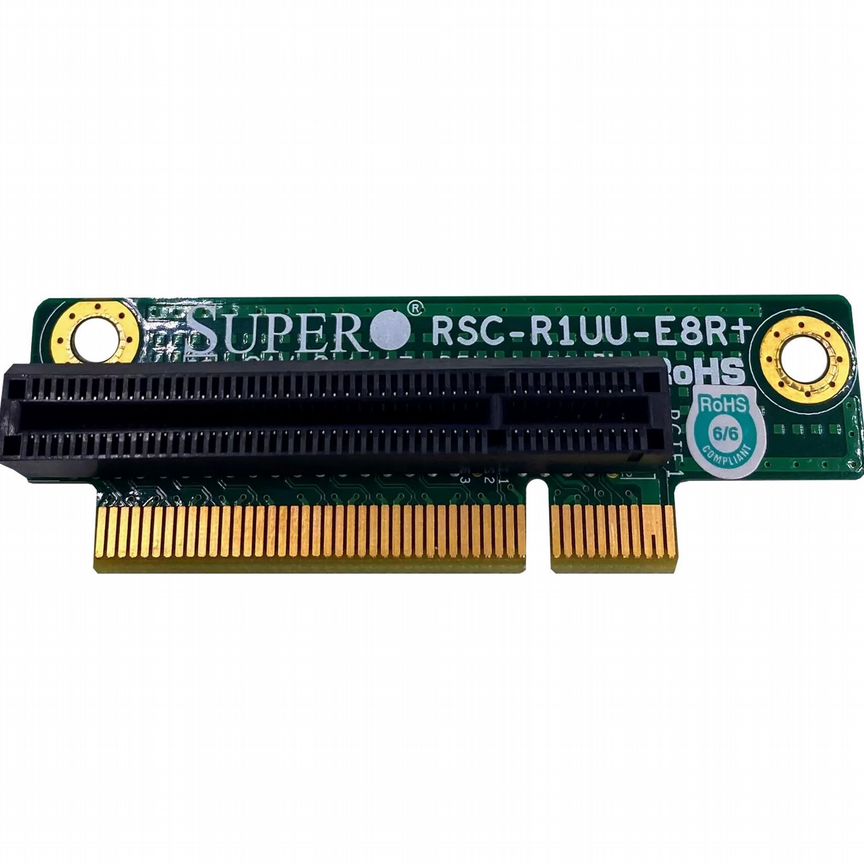 [RSC-R1UU-E8R] Переходная Плата Supermicro + Pci-E8x Rsc-R1uu-E8r