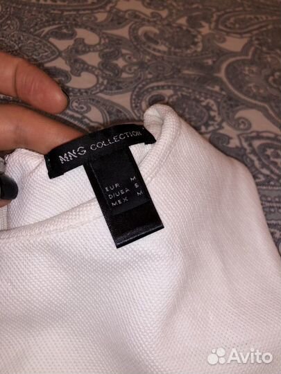 Платье белое mango