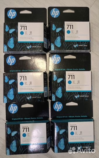 Струйные картриджи HP DJ 711