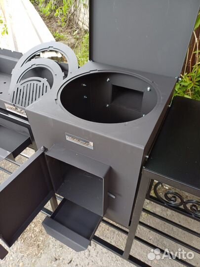 Печь-Мангал под крышей пмк-2