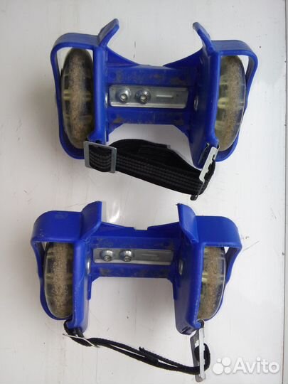 Роликовые колеса, надеваются на обувь