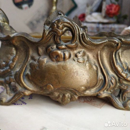 Антиквариат из Европы. Жардиньерка малая, бронза