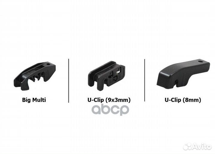 Щётка стеклоочистителя каркасная 12 дм - 300 мм