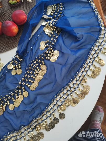 Пояс с монетами для восточных танцев