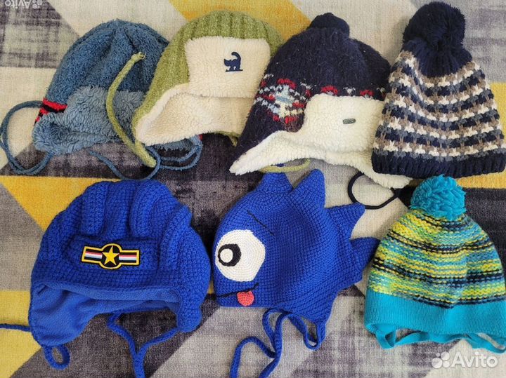 Зимние/ осенние шапки для мальчика