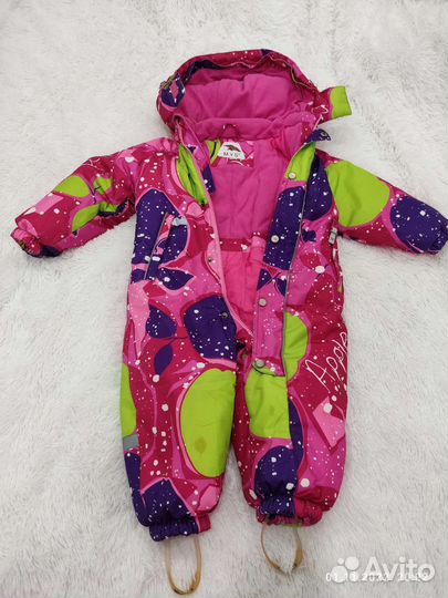 Зимний комбинезон для девочки 80 86