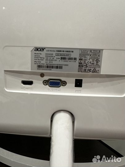 Монитор для компьютера acer ED242QR