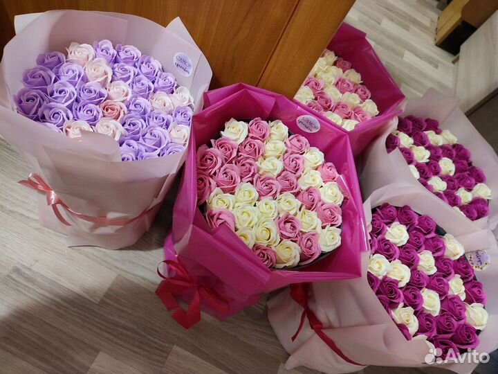 Розы мыльные