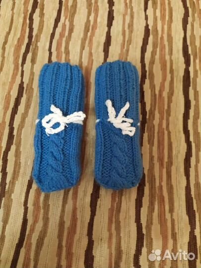 Рукавицы для самых маленьких вязанные