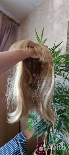 Парик блонд длинный