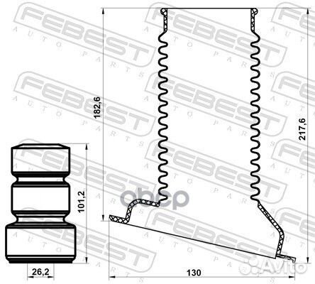 Пыльник переднего амортизатора с отбойником
