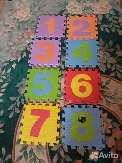 Коврик-пазл из 8 шт