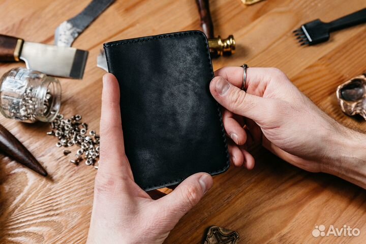 Обложка на паспорт из натуральной кожи