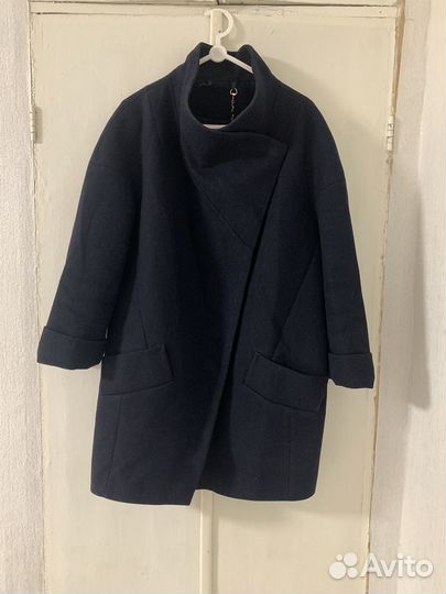 Пальто женское 42 44 темно синее