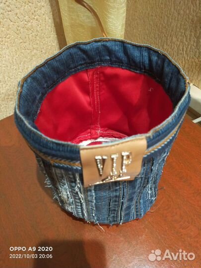 Джинсовая корзинка