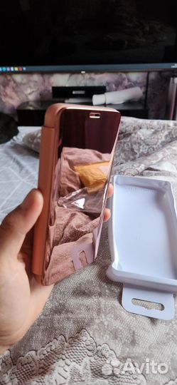 Умный зеркальный чехол-книжка Samsung Galaxy S22