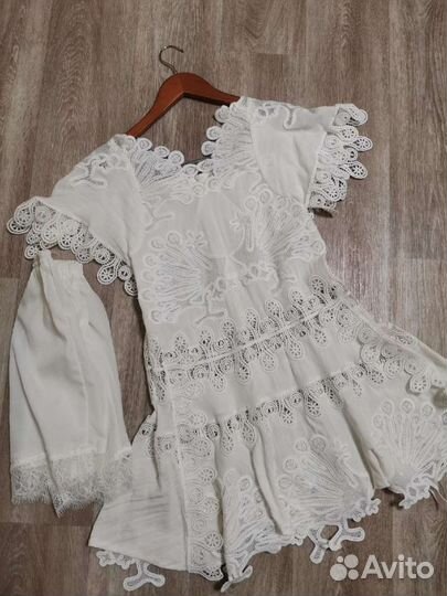 Платье кружево хлопок